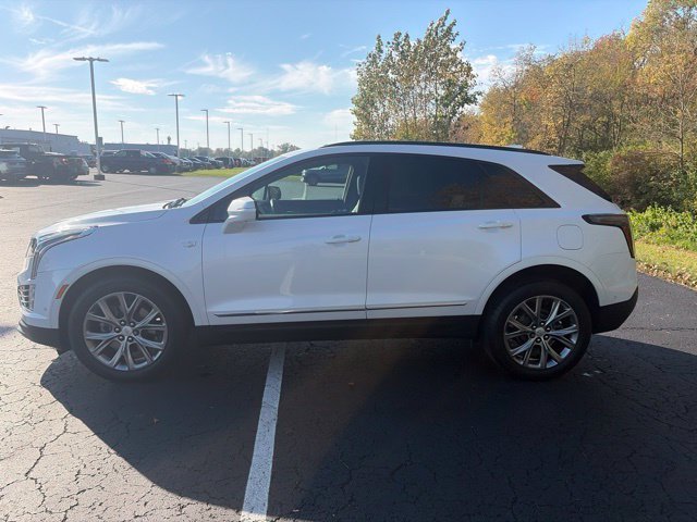 Used 2021 Crystal White Tri-Coat Cadillac Sport image 1