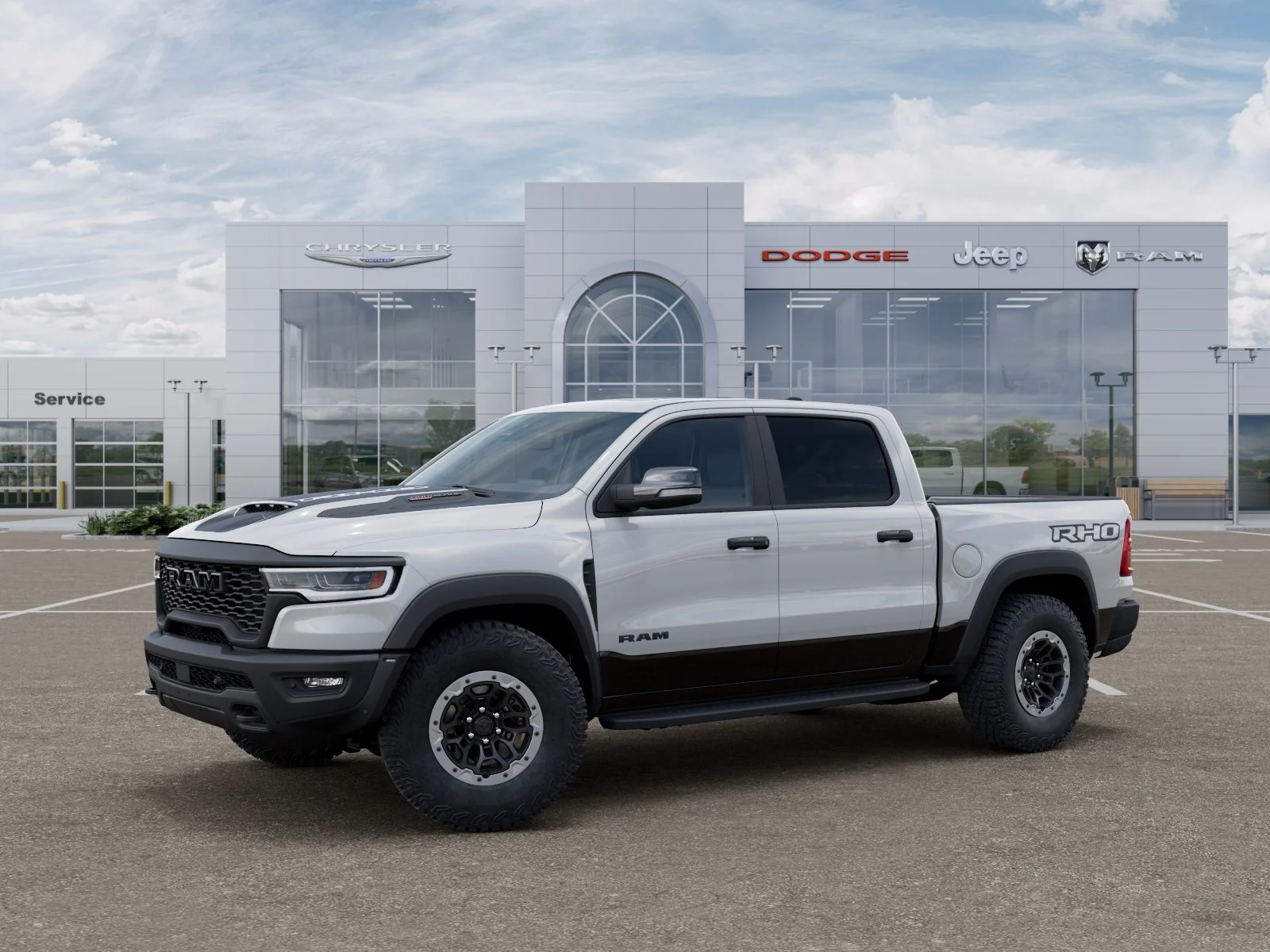 New 2026 Bright White Clear-Coat Exterior Paint RAM RHO image 29