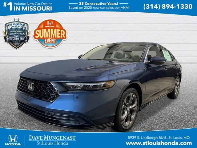 New 2026 Canyon River Blue Metallic Honda EX-L image 1