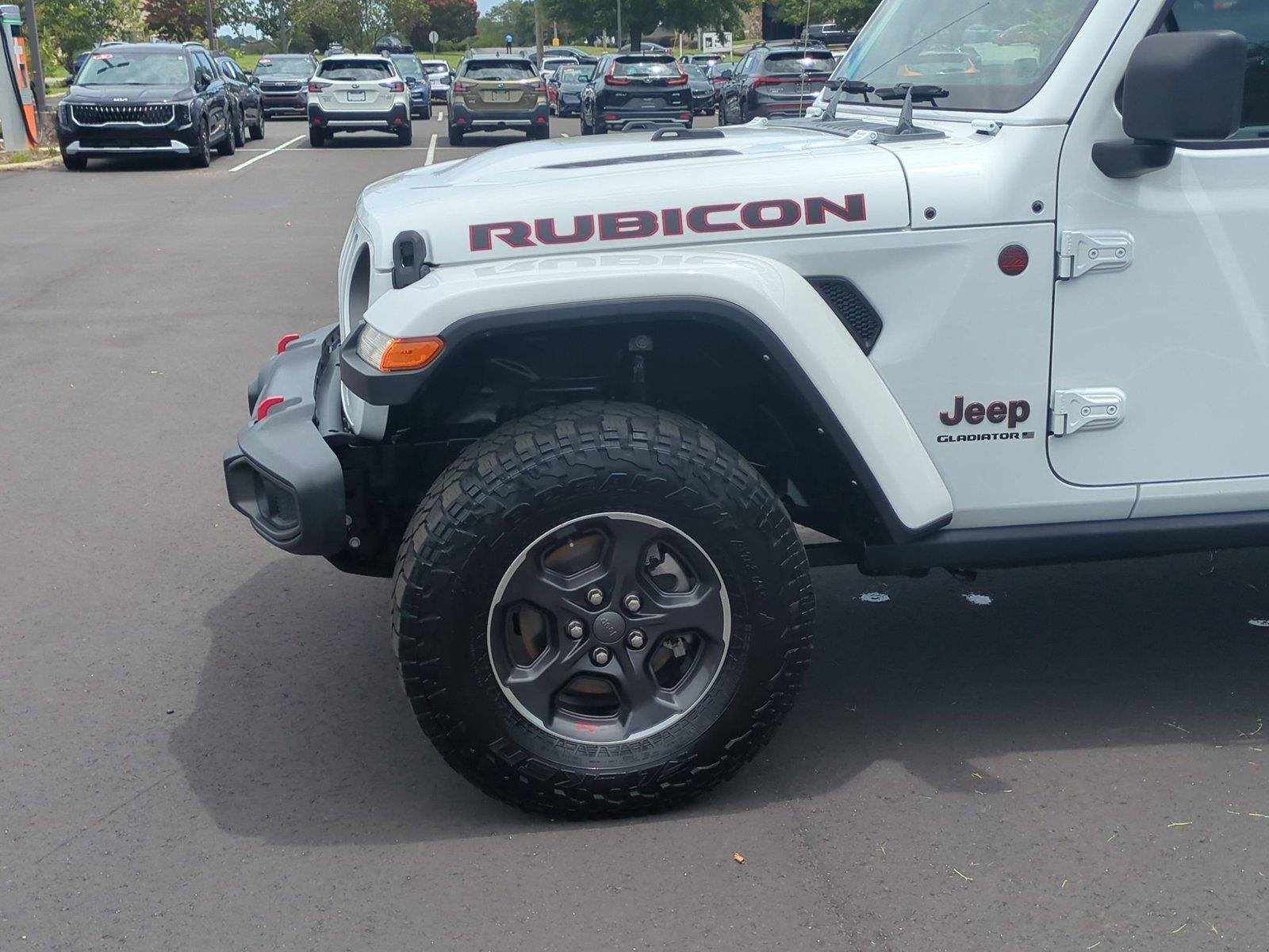 Used 2023 Bright White Clearcoat Jeep Rubicon image 10