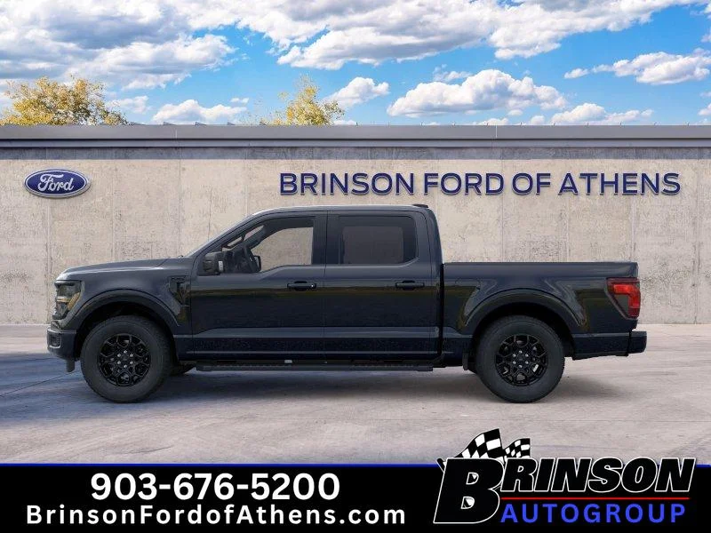 New 2026 Agate Black Metallic Ford XLT image 3