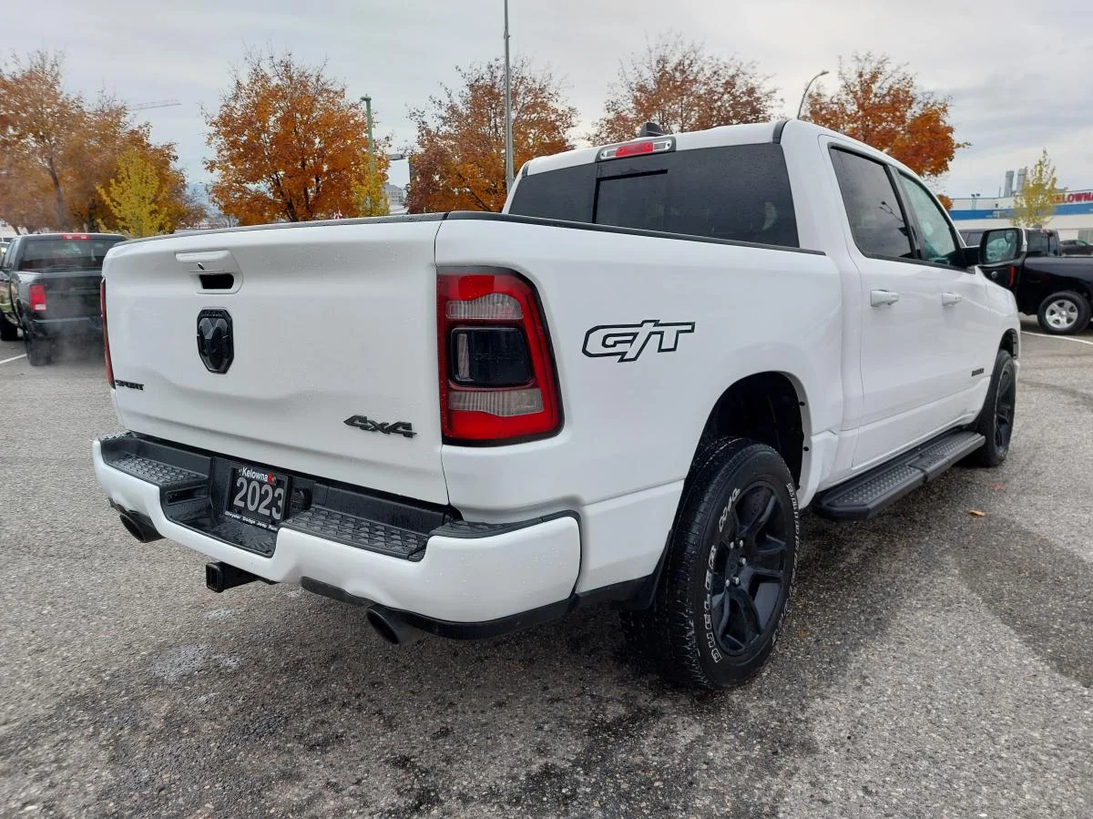 Used 2023 White RAM Sport 4x4 Crew Cab 5