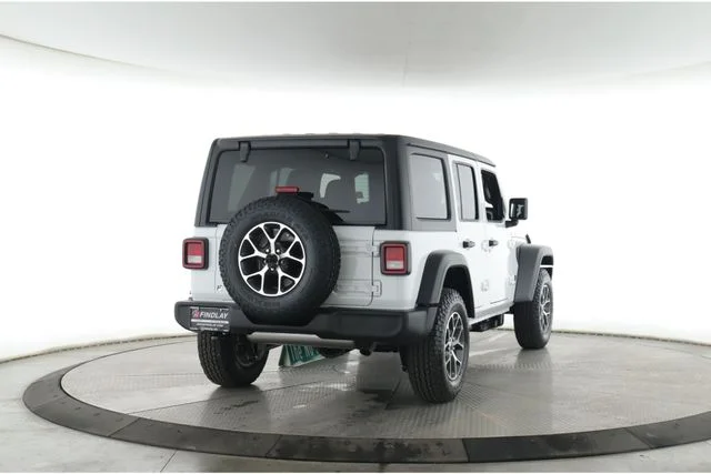 New 2026 Bright White Clear-Coat Exterior Paint Jeep Sport S image 7