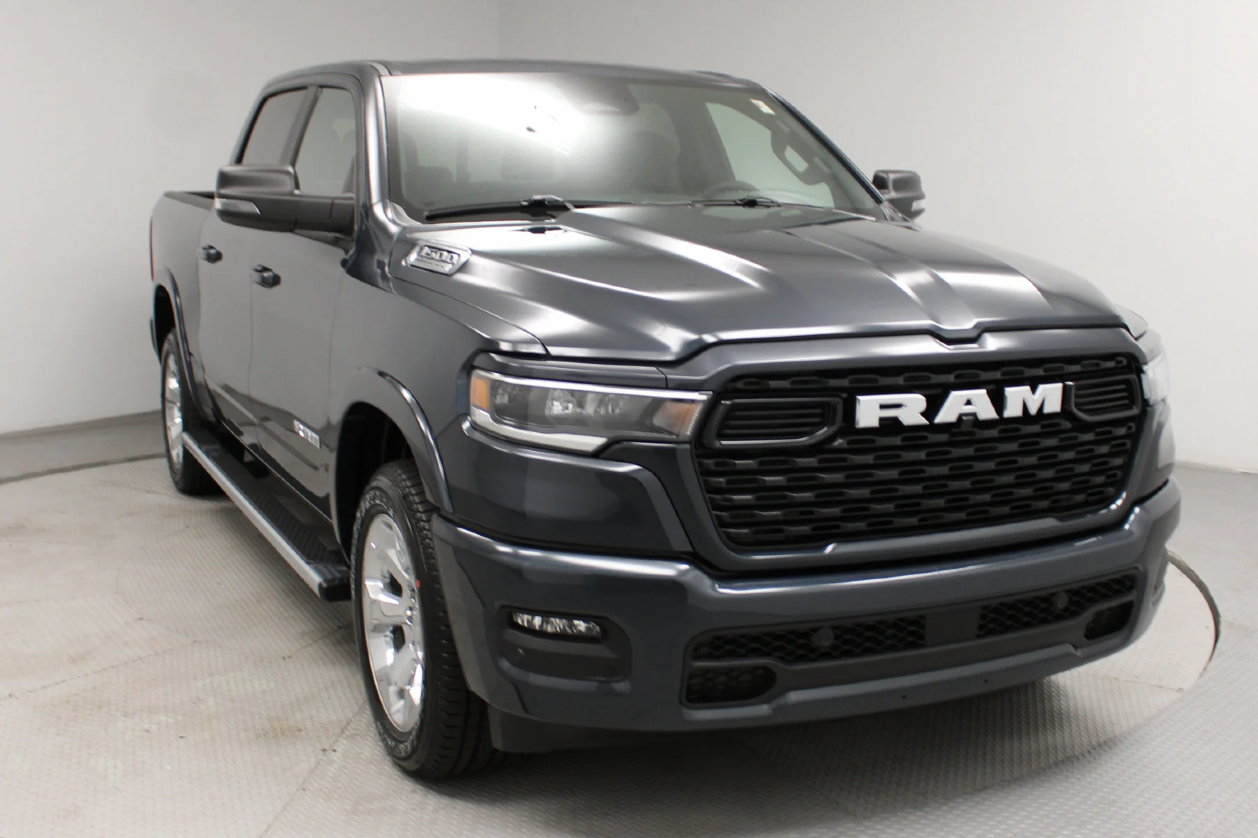 New 2026 Forged Blue Metallic Exterior Paint RAM Big Horn 4x4 Crew Cab 5