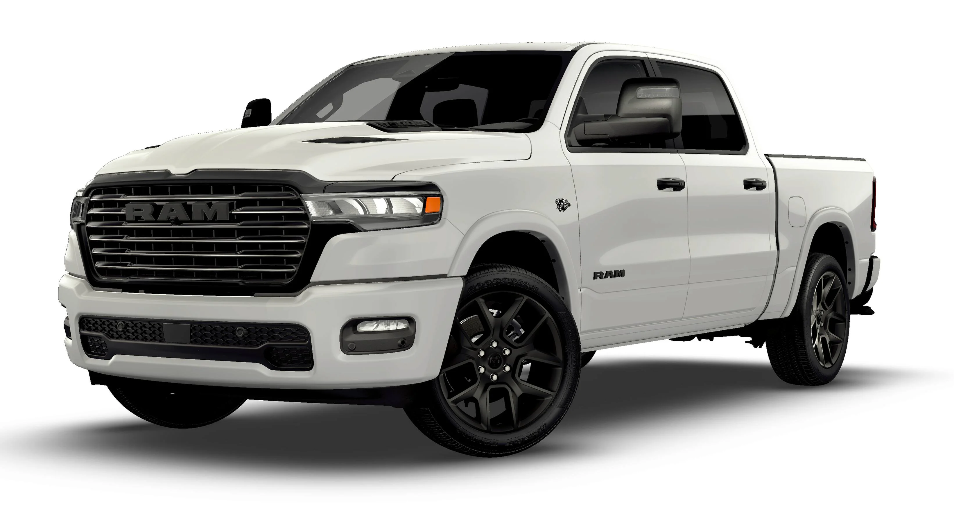 New 2026 Bright White Clear-Coat Exterior Paint RAM LARAMIE image 13