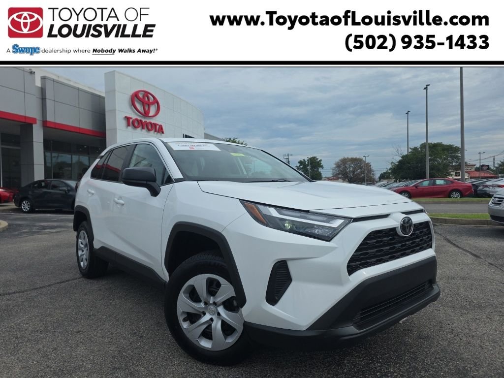 Certified Used 2025 White Toyota LE image 1