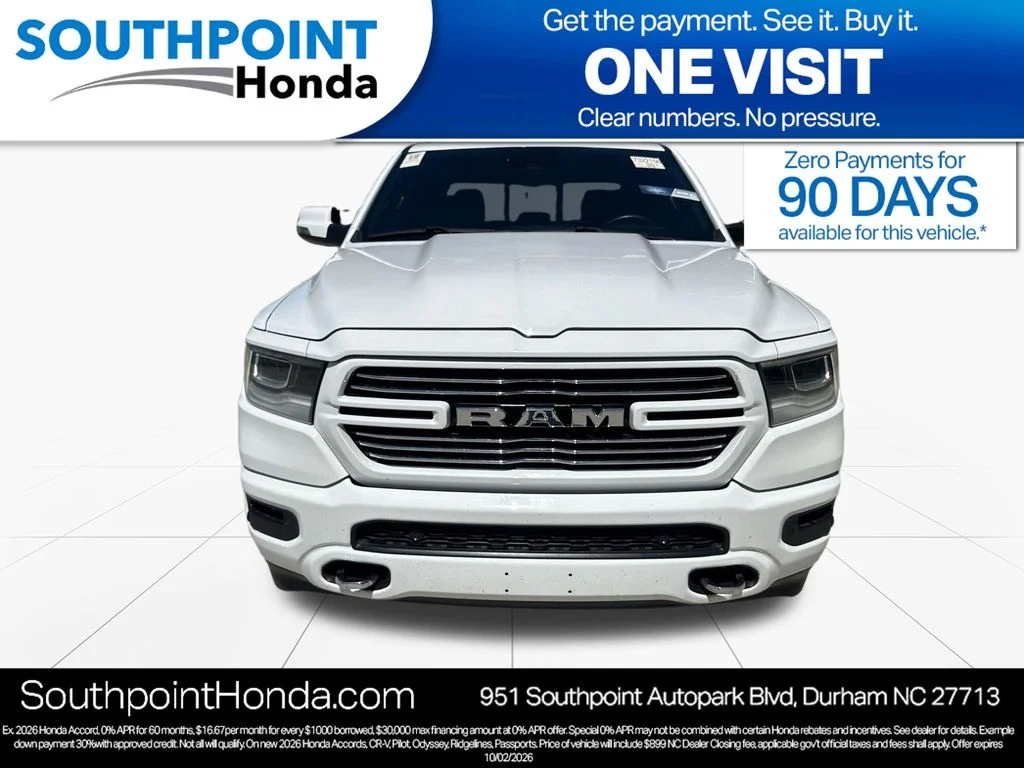 Used 2023 Bright White Clearcoat Ram Laramie image 2