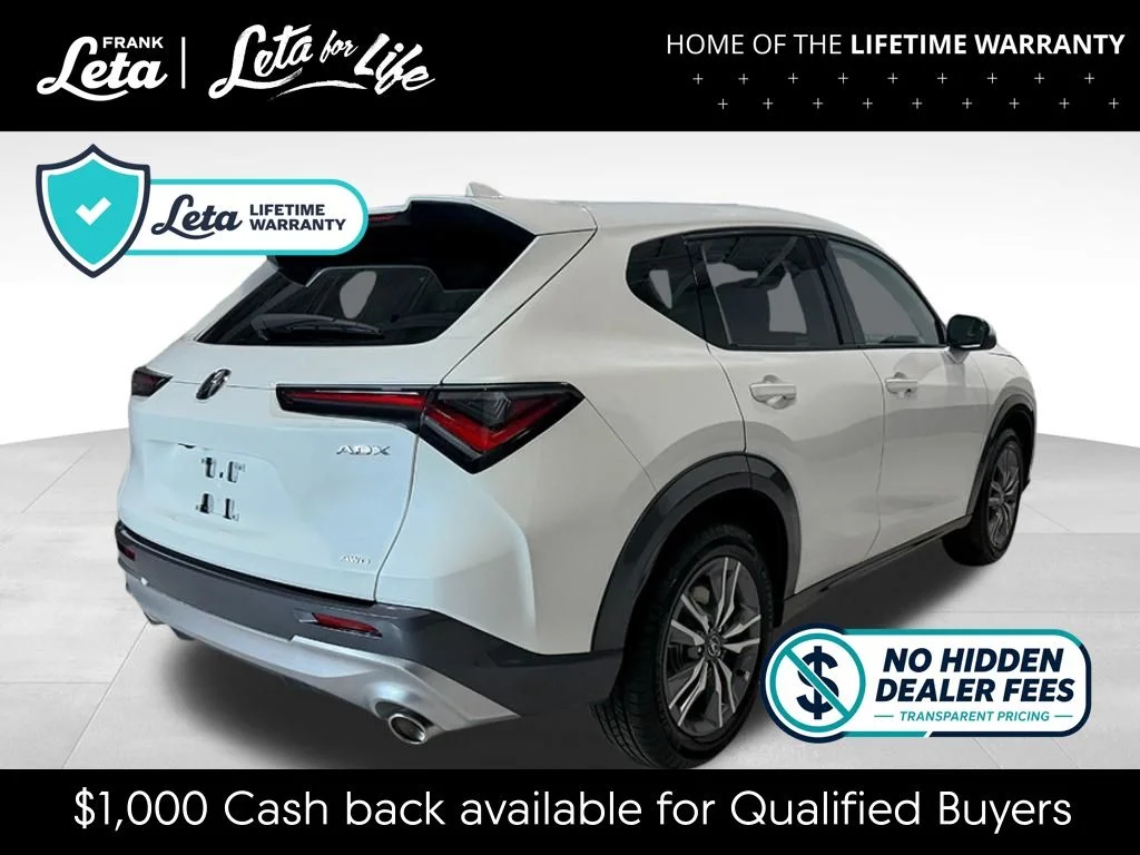 New 2026 Platinum White Pearl Acura Base image 8