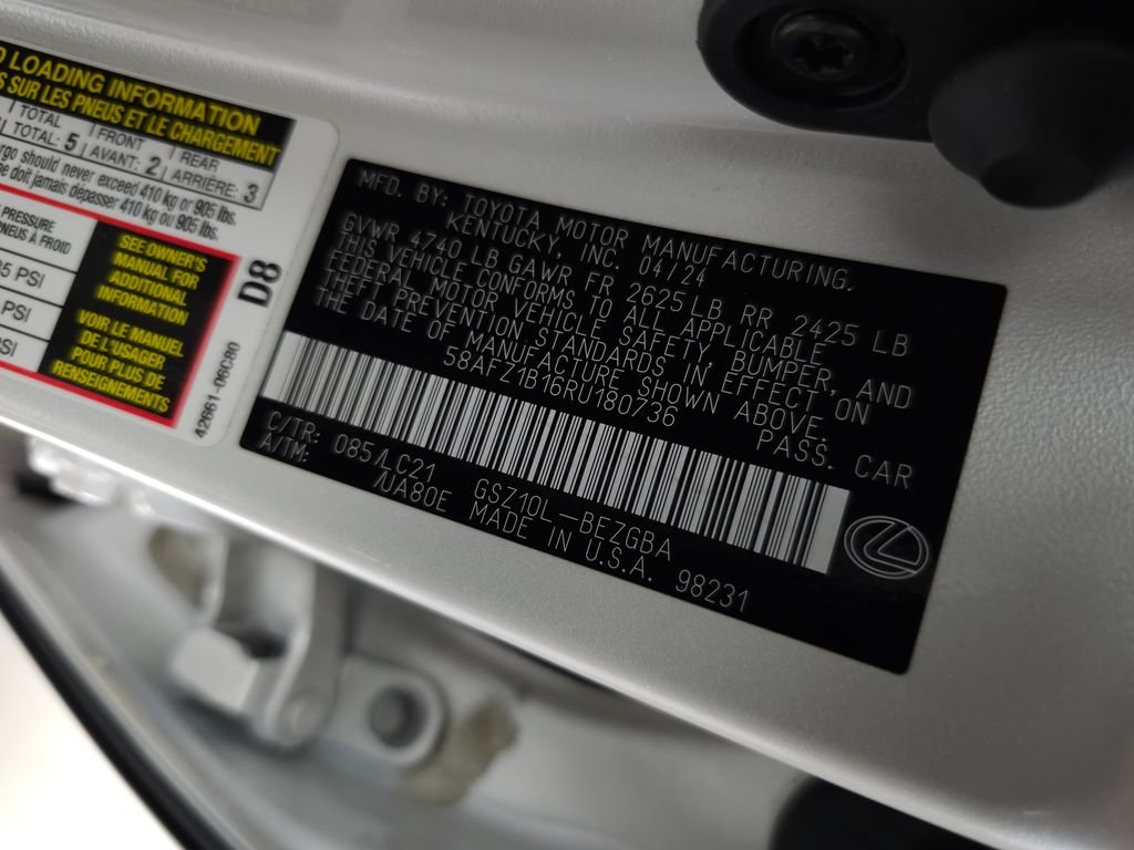 Used 2024 White Pearl Lexus 350 Ultra Luxury image 33