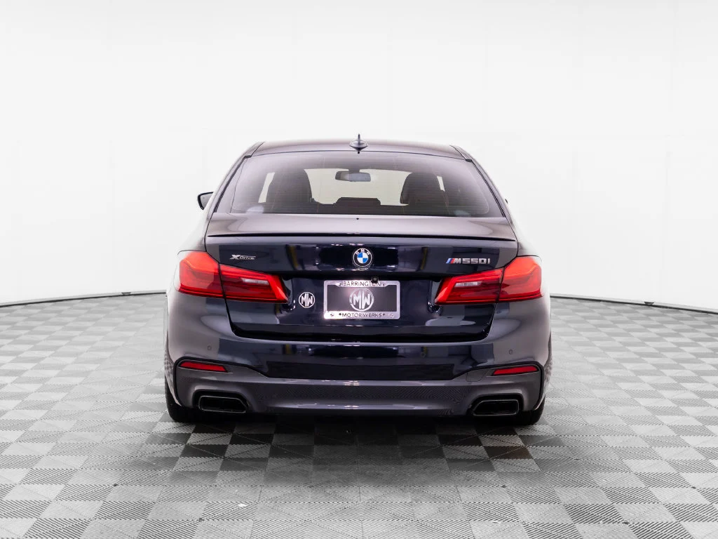 Used 2018 Black BMW M550i xDrive image 5