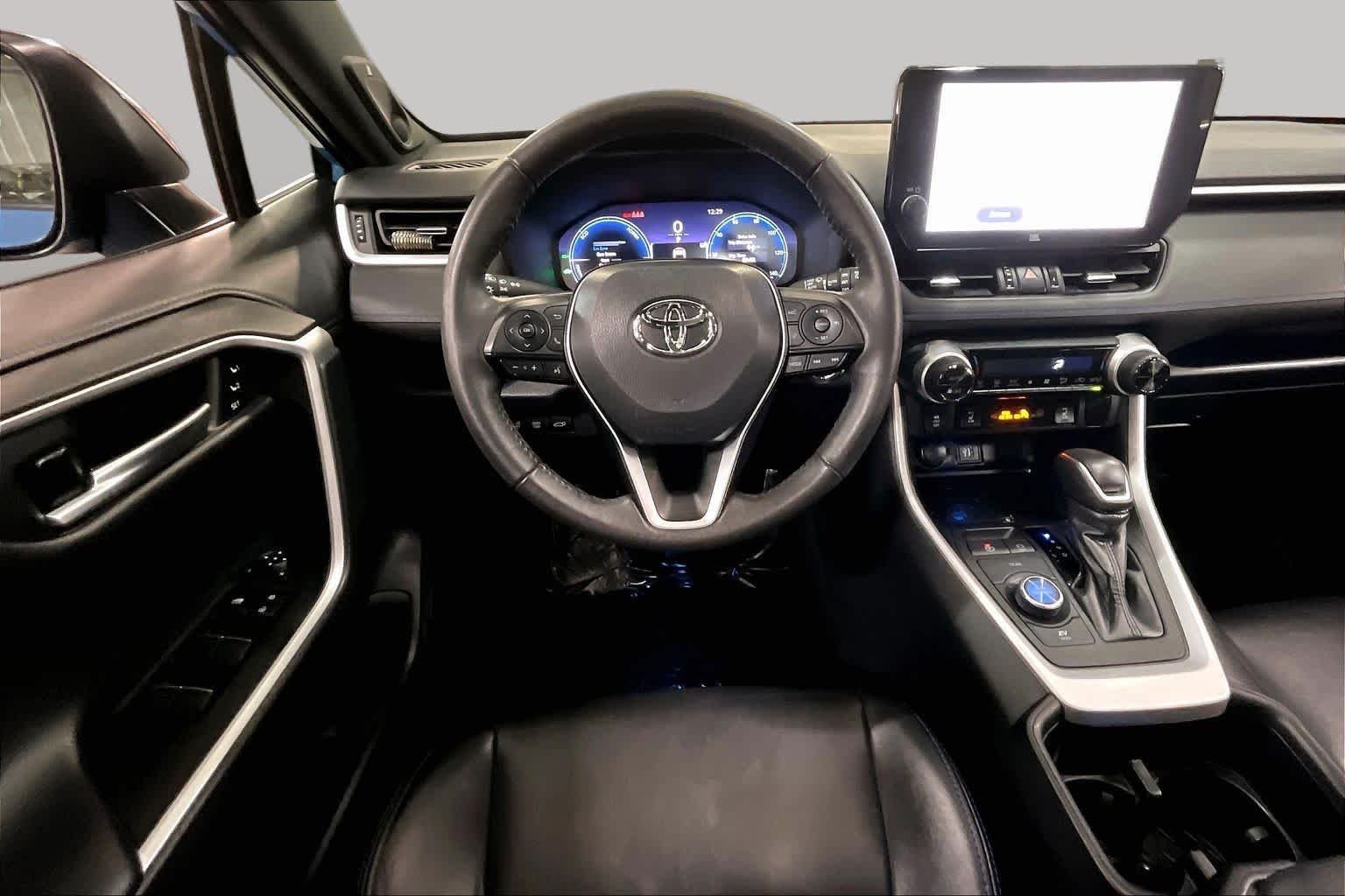Used 2023 Cavalry Blue/Midnight Black Metallic Toyota Hybrid XSE image 6