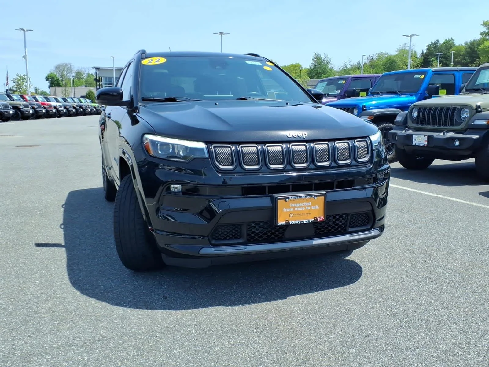 Certified Used 2022 Diamond Black Crystal Pearlcoat Jeep High Altitude image 4