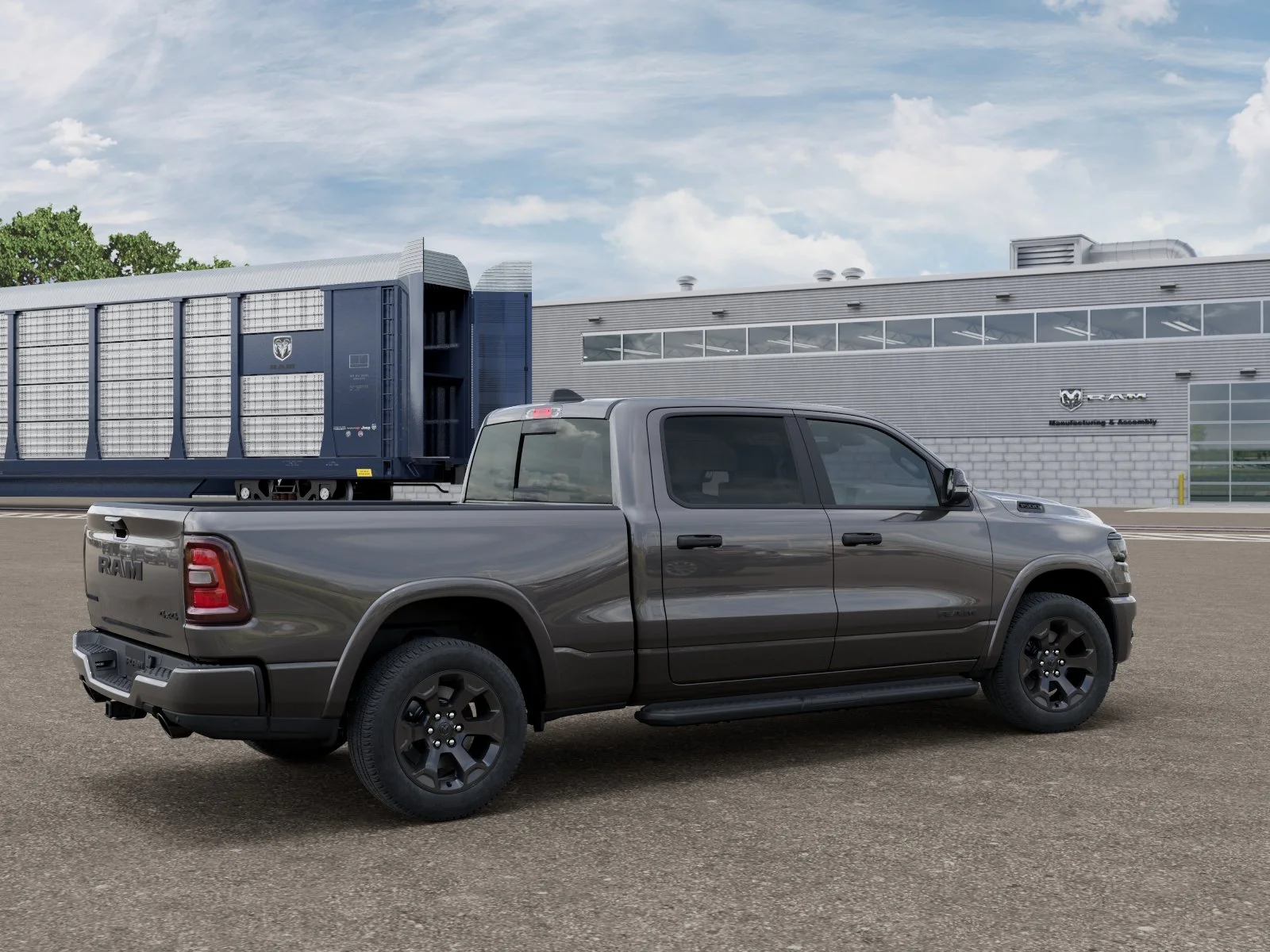 New 2026 Granite Crystal Metallic Clear-Coat Exterior Paint RAM Big Horn/Lone Star image 2