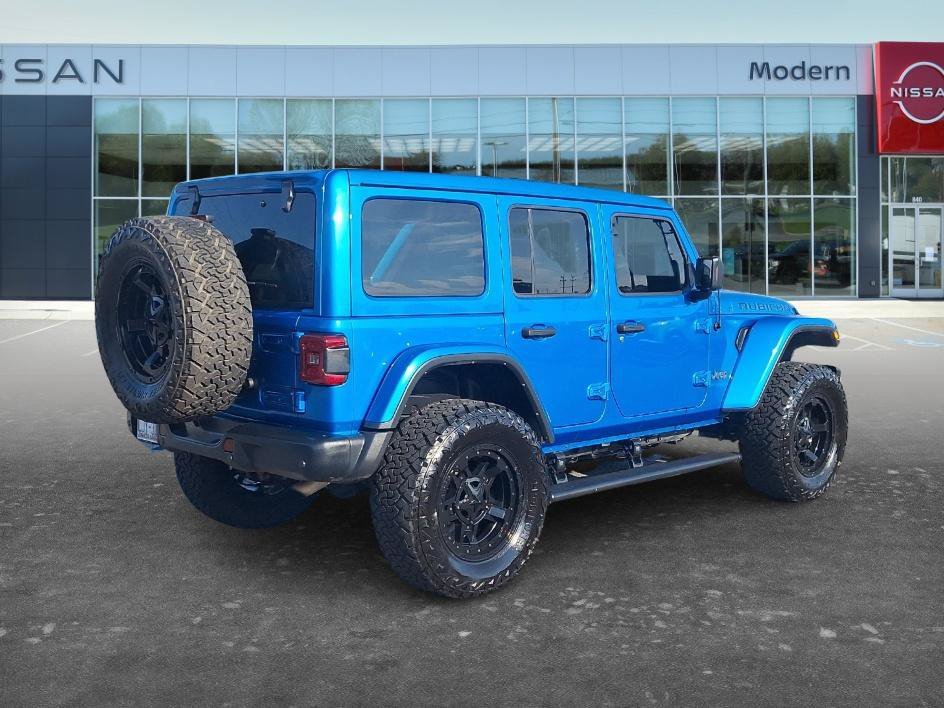 Used 2021 Hydro Blue Pearlcoat Jeep Unlimited Rubicon image 5