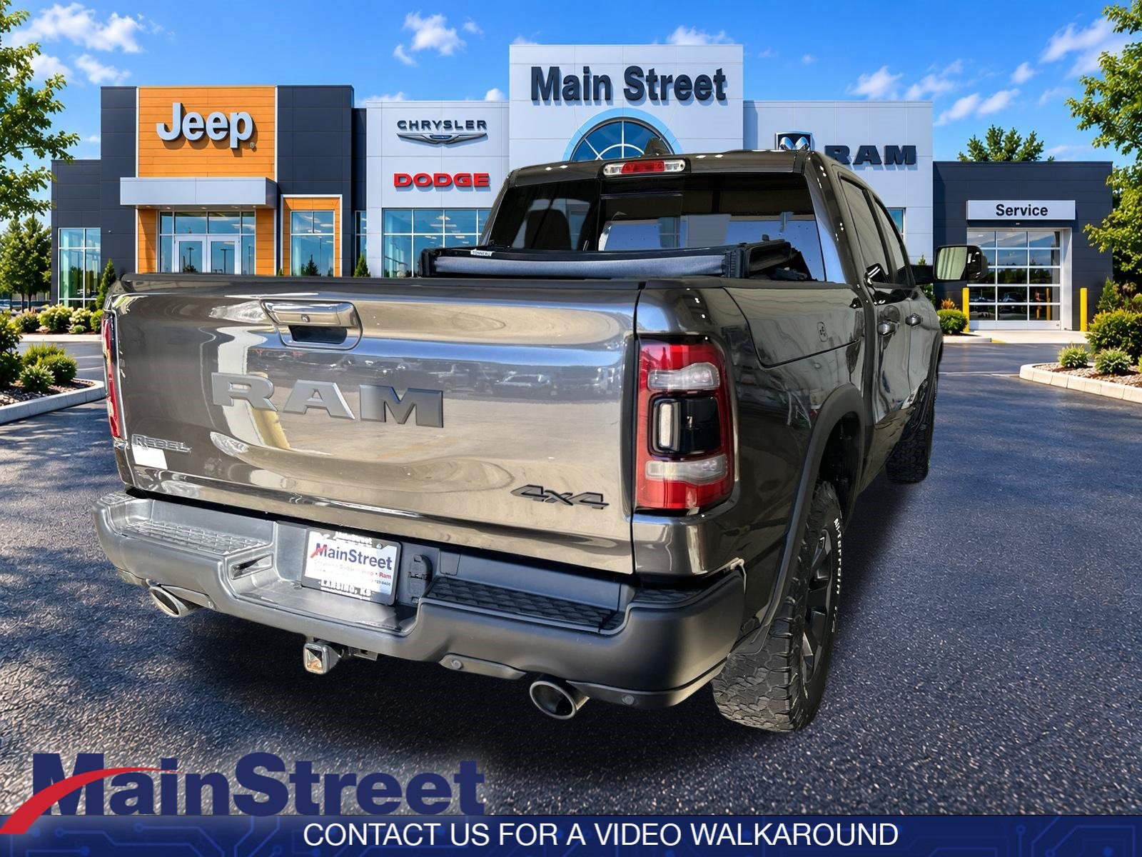 Used 2019 Granite Crystal Metallic Clearcoat Ram Rebel image 11