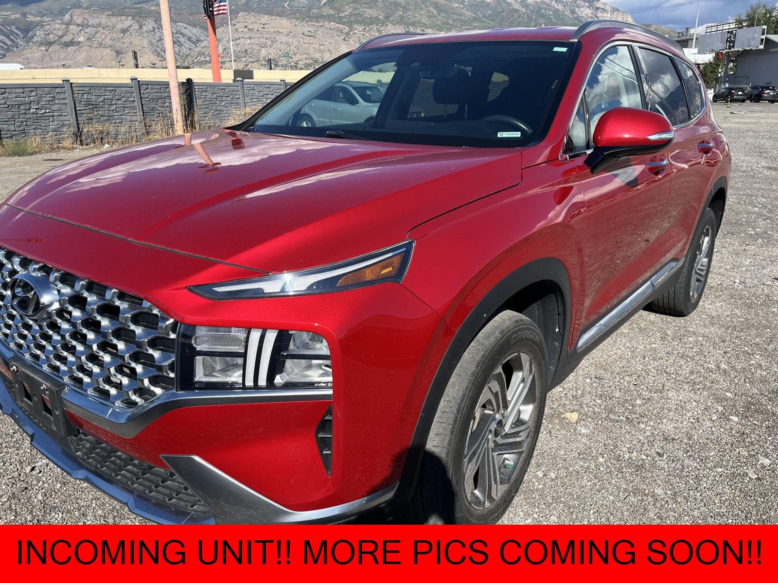 Certified Used 2021 Calypso Red Hyundai SEL image 1