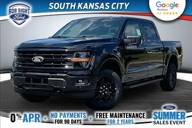 New 2026 Agate Black Metallic Ford XLT image 1