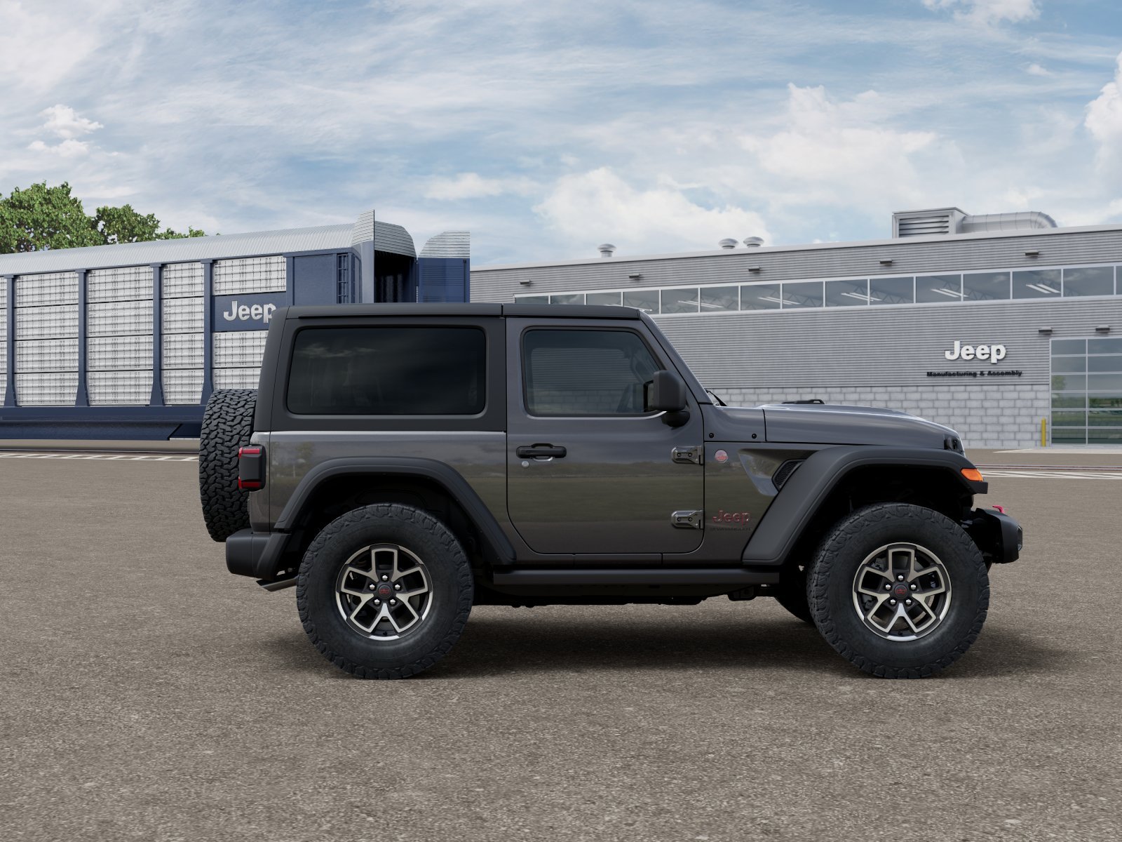 New 2026 Granite Crystal Metallic Clear-Coat Exterior Paint Jeep Rubicon image 12