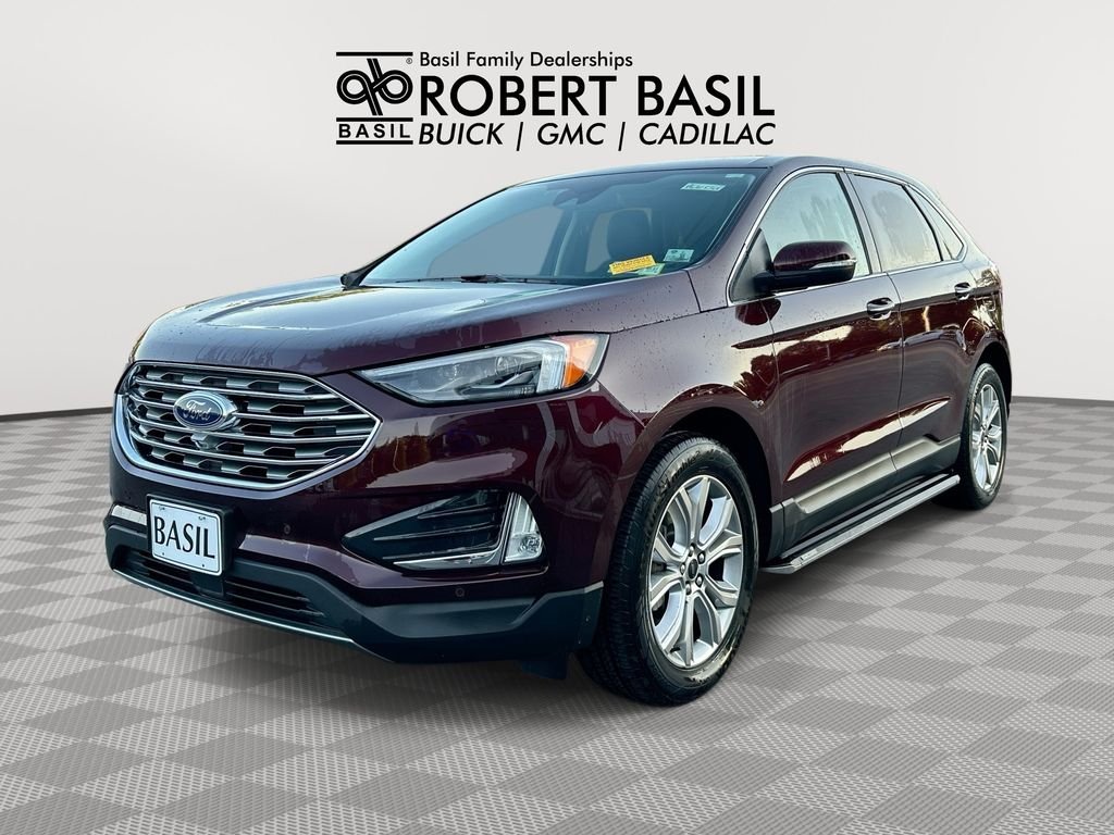 Used 2023 Red Ford Titanium image 1