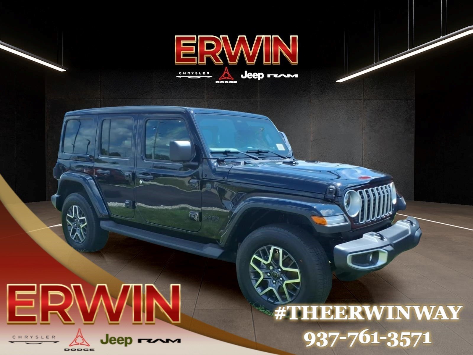 New 2026 Black Clear-Coat Exterior Paint Jeep Sahara image 1