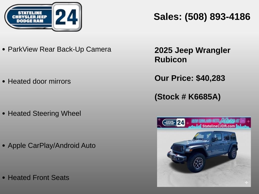 Used 2025 Gray Jeep Rubicon image 6