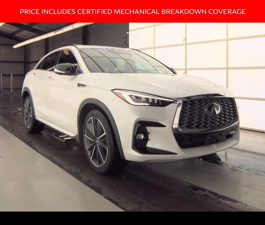 Certified Used 2025 White INFINITI ESSENTIAL image 1