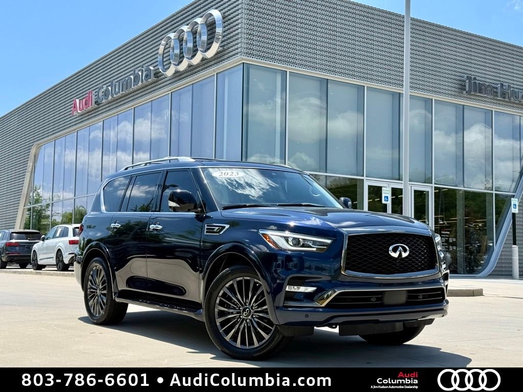 Used 2023 Blue INFINITI Premium Select image 2