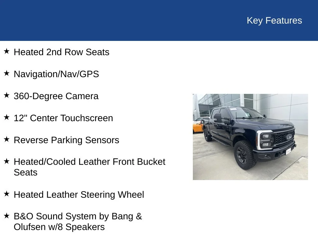 Certified Used 2024 Antimatter Blue Metallic Ford Lariat image 38