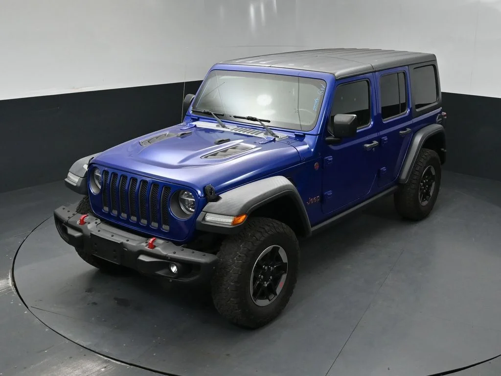 Used 2018 Blue Jeep Unlimited Rubicon image 16