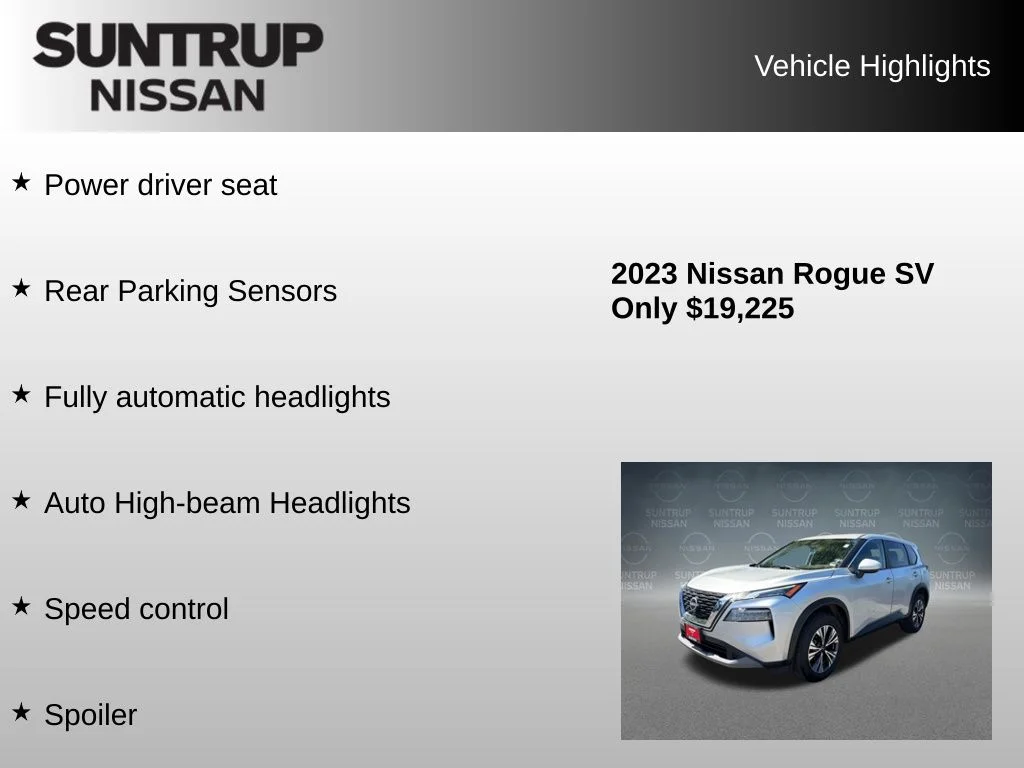 Used 2023 Silver Nissan SV image 16