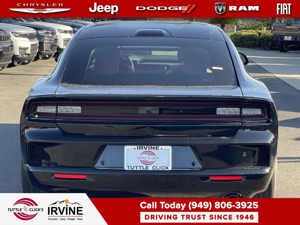 New 2026 Diamond Black Crystal Pearlcoat Dodge R/T Plus image 5