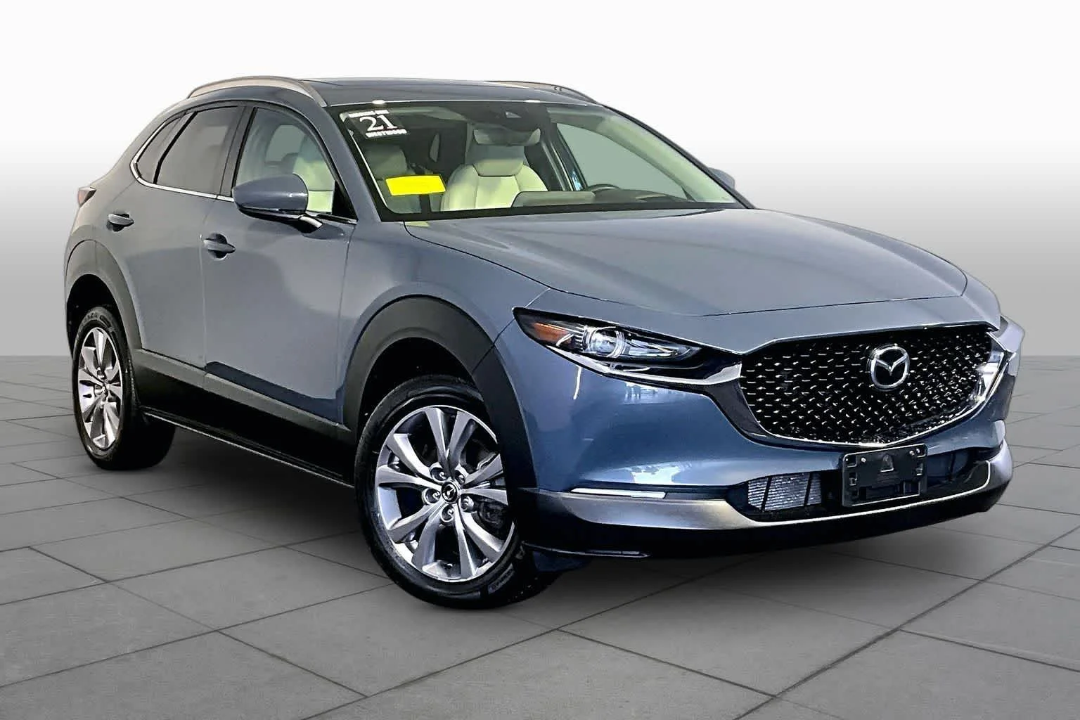 Used 2021 Polymetal Gray Metallic Mazda Premium image 3