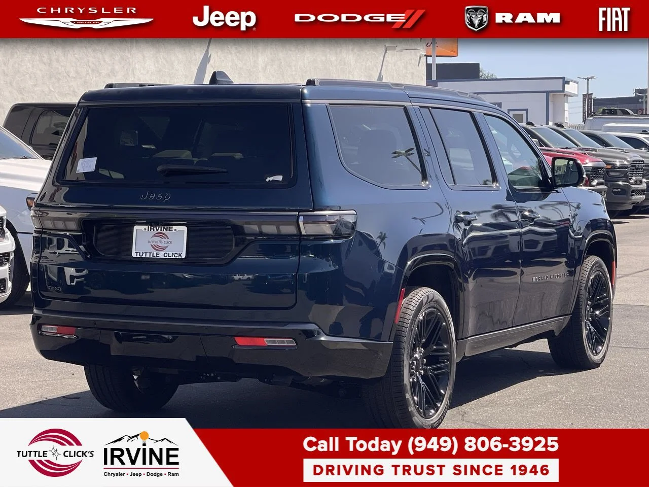 New 2026 Fathom Blue Pearl-Coat Exterior Paint Jeep Limited Reserve image 12