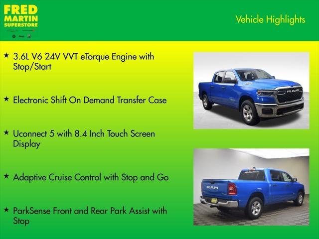 New 2026 Hydro Blue Pearlcoat RAM BIG HORN image 7