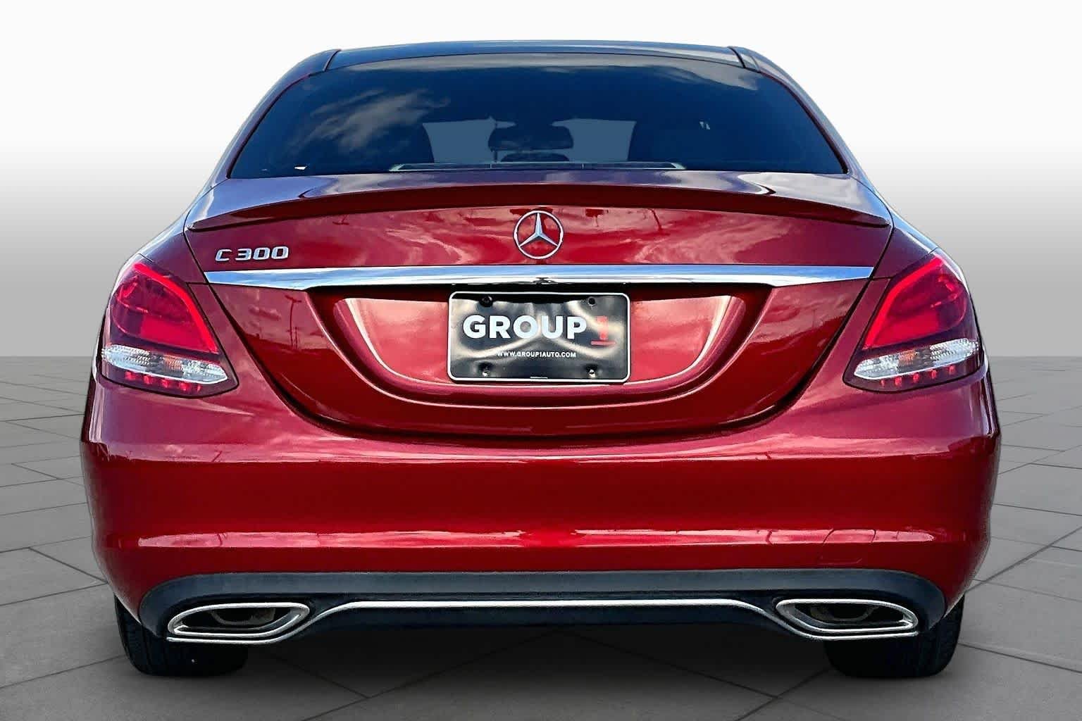 Used 2017 designo Cardinal Red Metallic Mercedes-Benz C 300 image 5