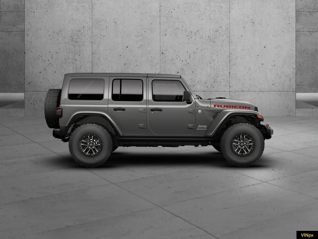 New 2026 Granite Crystal Metallic Clear-Coat Exterior Paint Jeep Rubicon X image 7