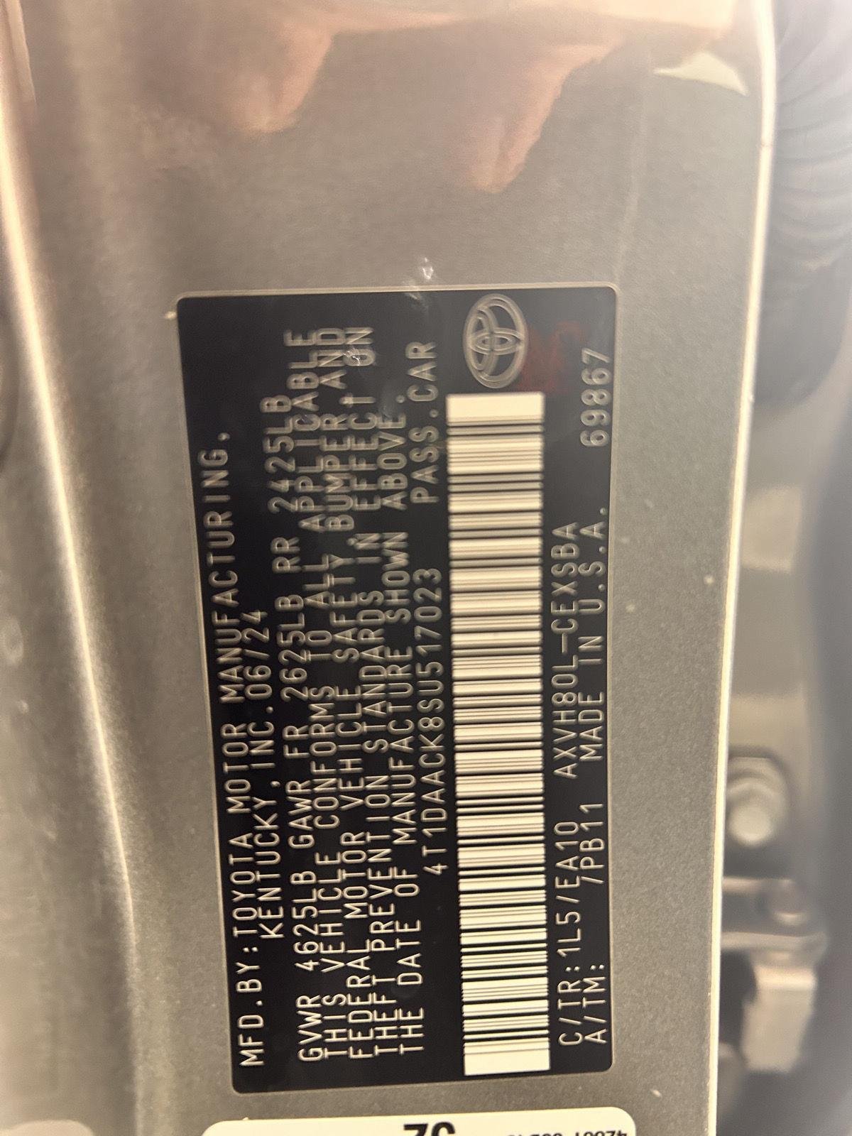 Certified Used 2025 Heavy Metal Toyota SE image 24