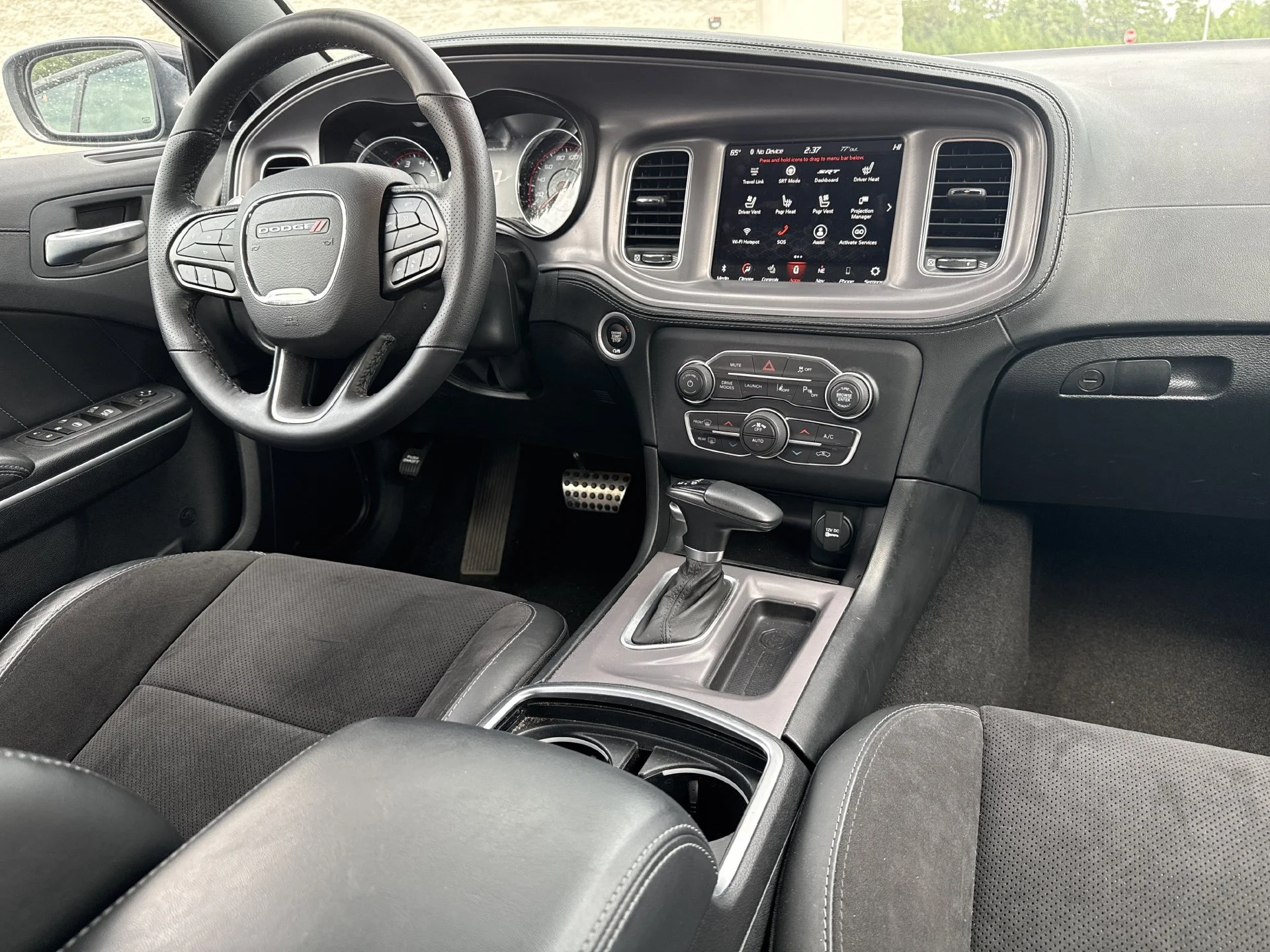 Used 2023 Pitch Black Clearcoat Dodge R T Scat Pack image 3