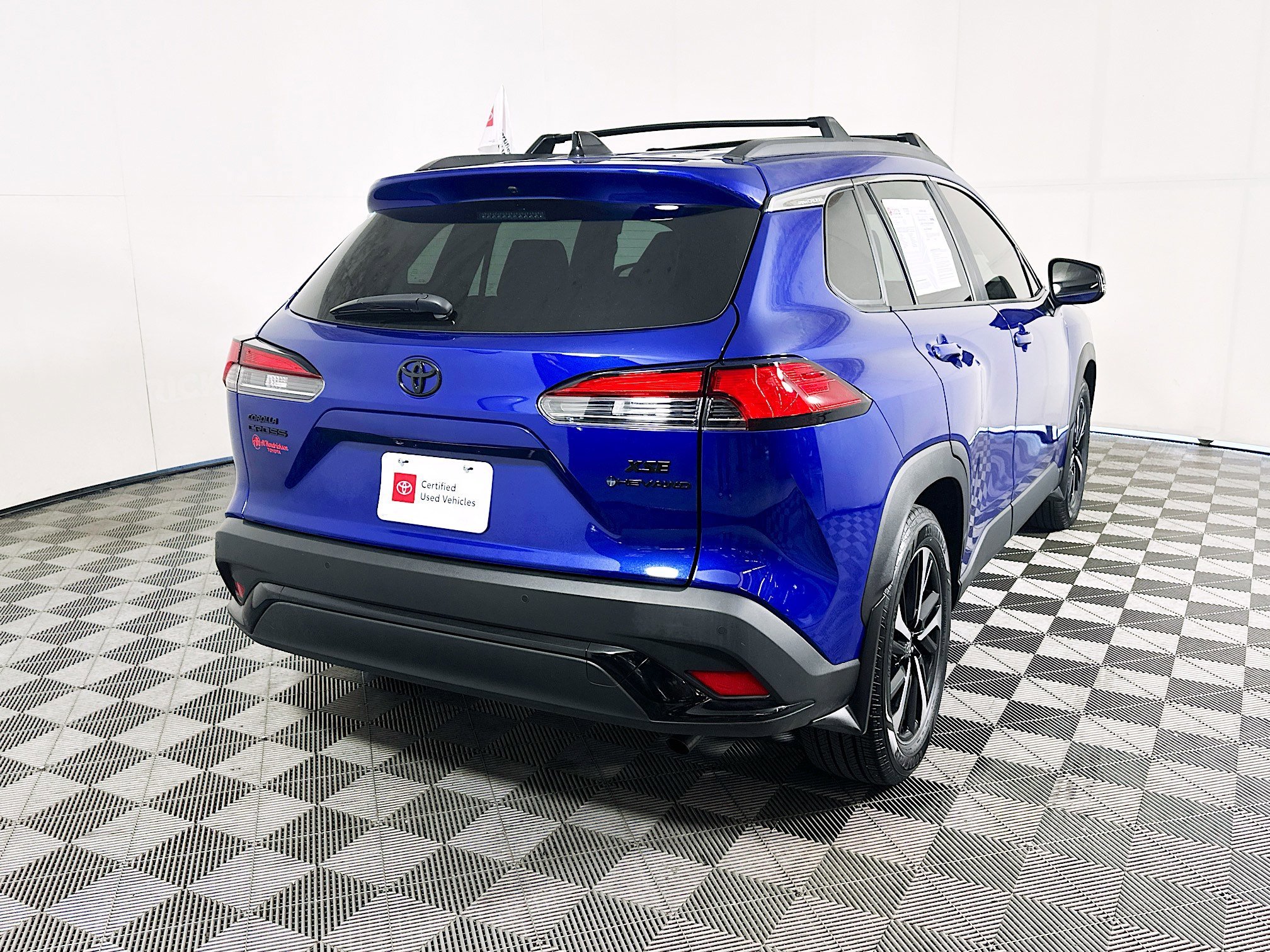 Used 2025 Blue Toyota Hybrid XSE image 3