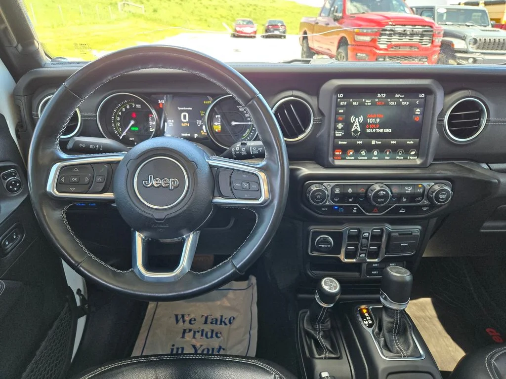 Used 2023 White Jeep Sahara 4xe image 17