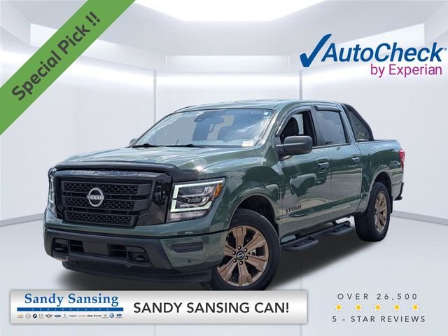 Used 2024 Green Nissan SV image 1