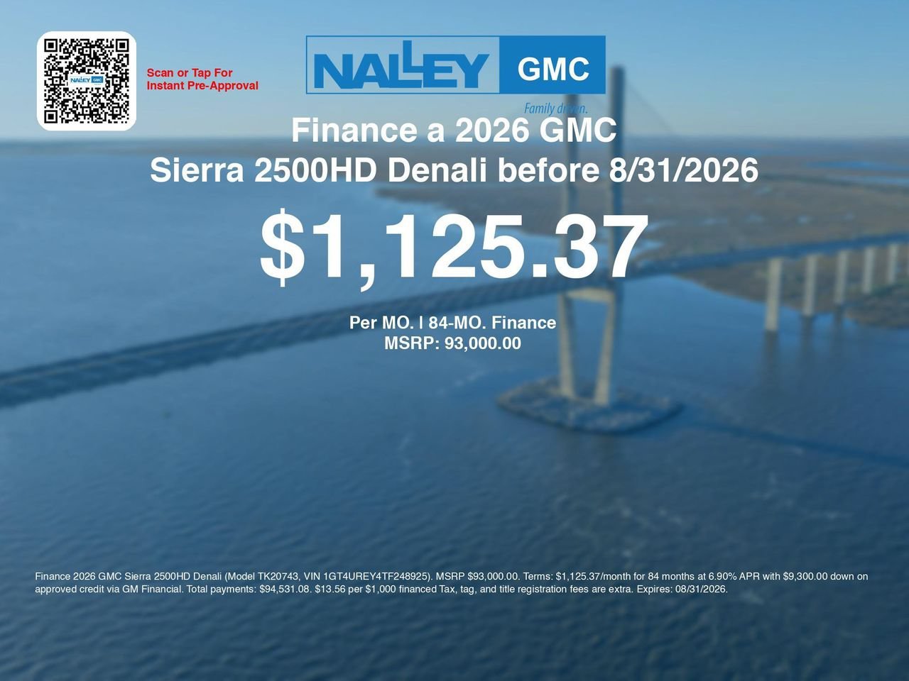 New 2026 Sterling Metallic GMC Denali image 7