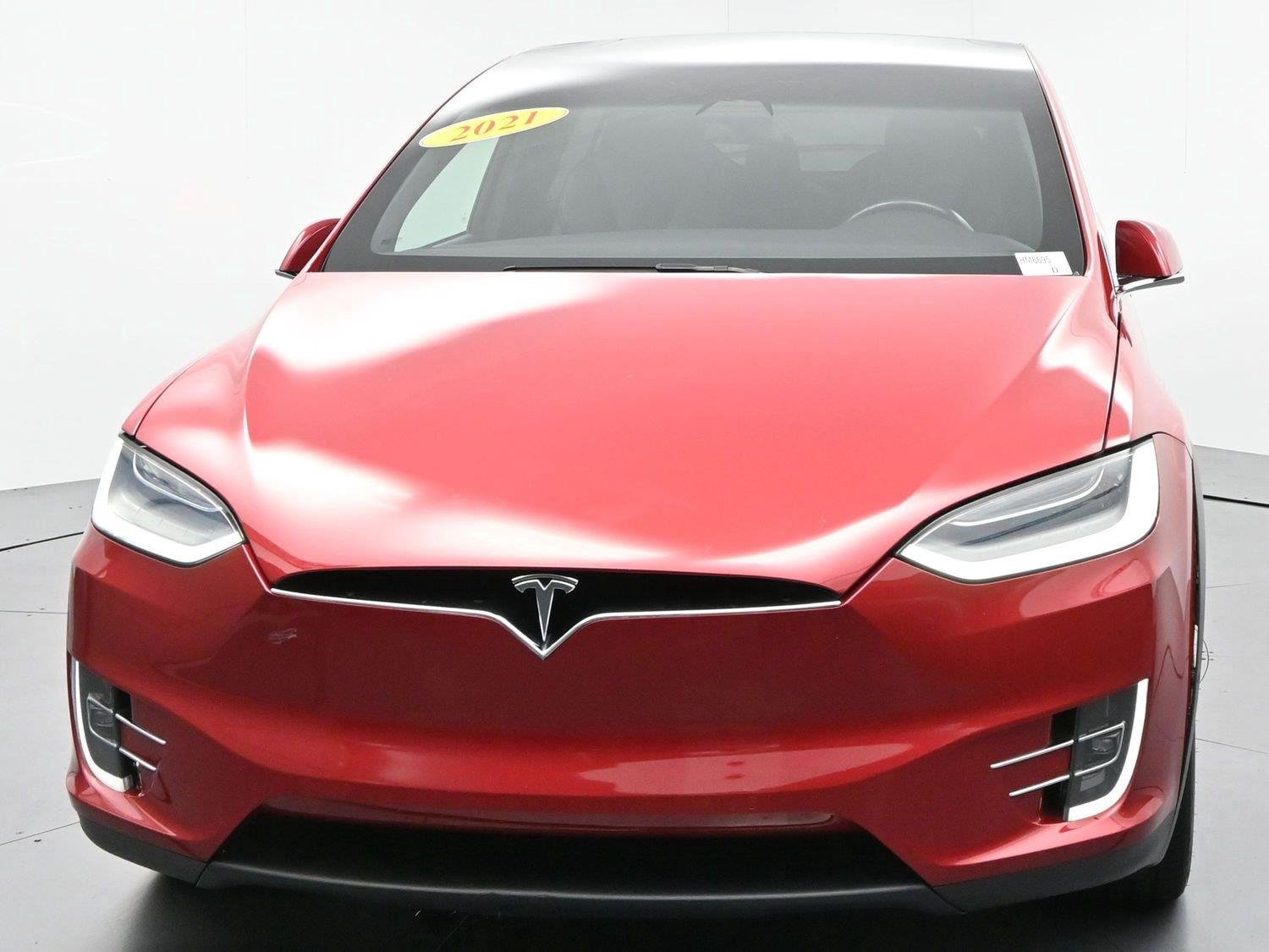 Used 2021 Red Multi-Coat Tesla Long Range Plus image 2