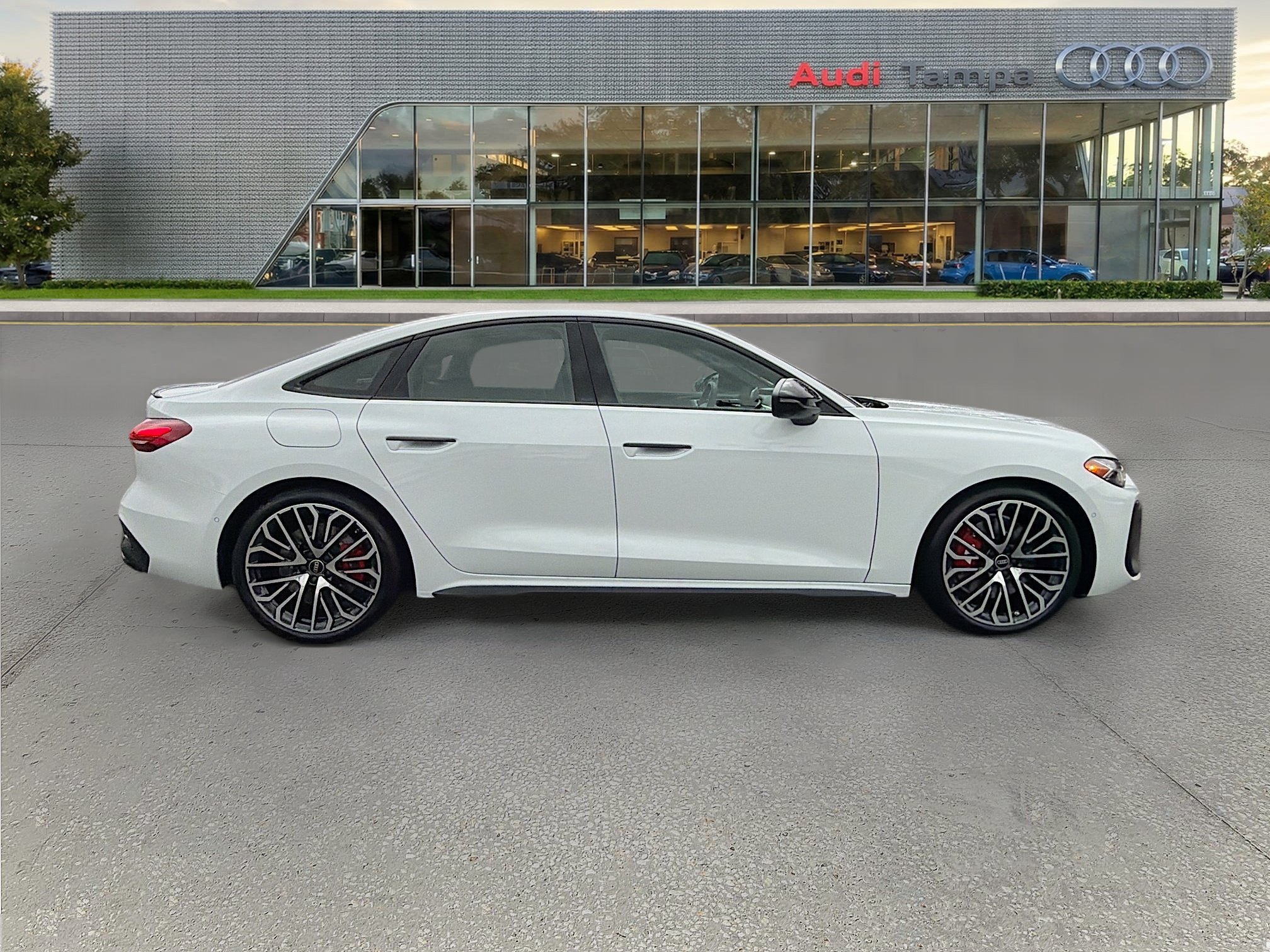 New 2026 Glacier White Metallic Audi Premium Plus image 2