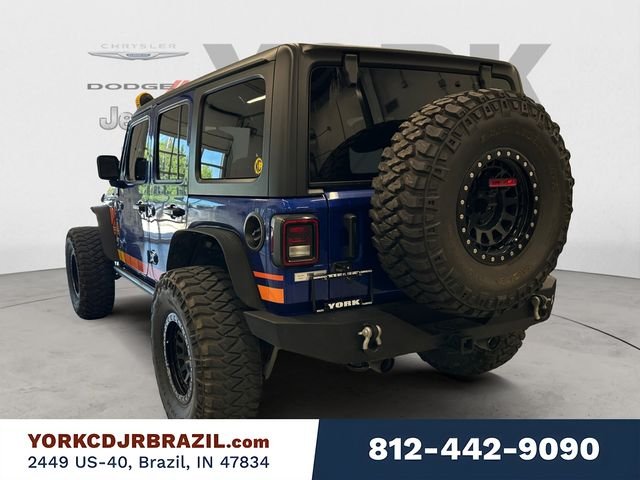 Used 2018 Blue Jeep Unlimited Sport S image 3