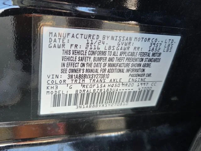 Used 2025 Black Nissan S image 5