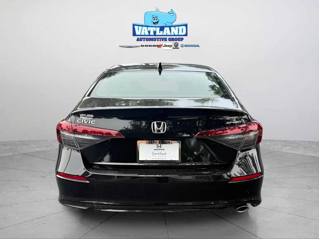 Certified Used 2025 Crystal Black Pearl Honda Sport image 4
