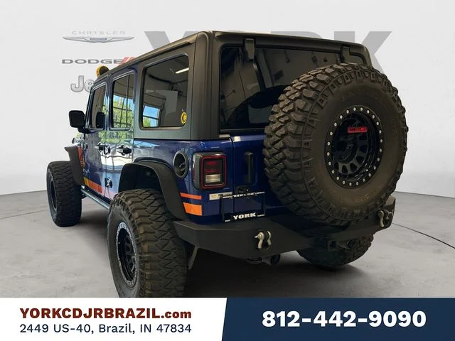 Used 2018 Blue Jeep Unlimited Sport S image 3