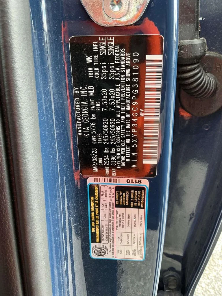 Used 2023 Black Kia EX image 20