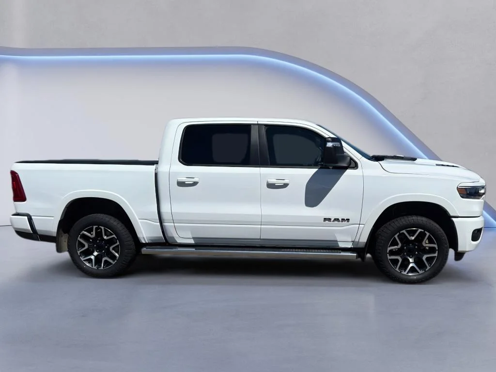 Used 2025 Bright White Clearcoat Ram Laramie image 5
